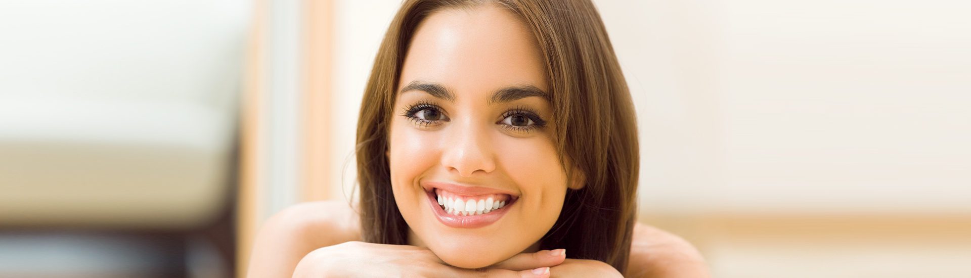 Girl Happy with their cosmetic dental treatment