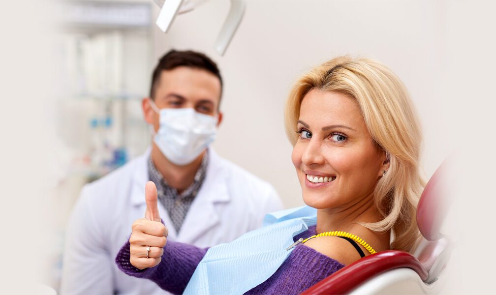 A patient that is about to undergo a composite edge bonding